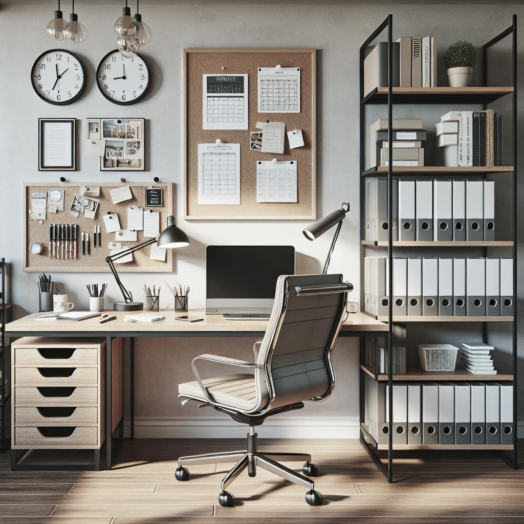 Crafting a Productive Home Office: Top Tips for Efficiency and Organization